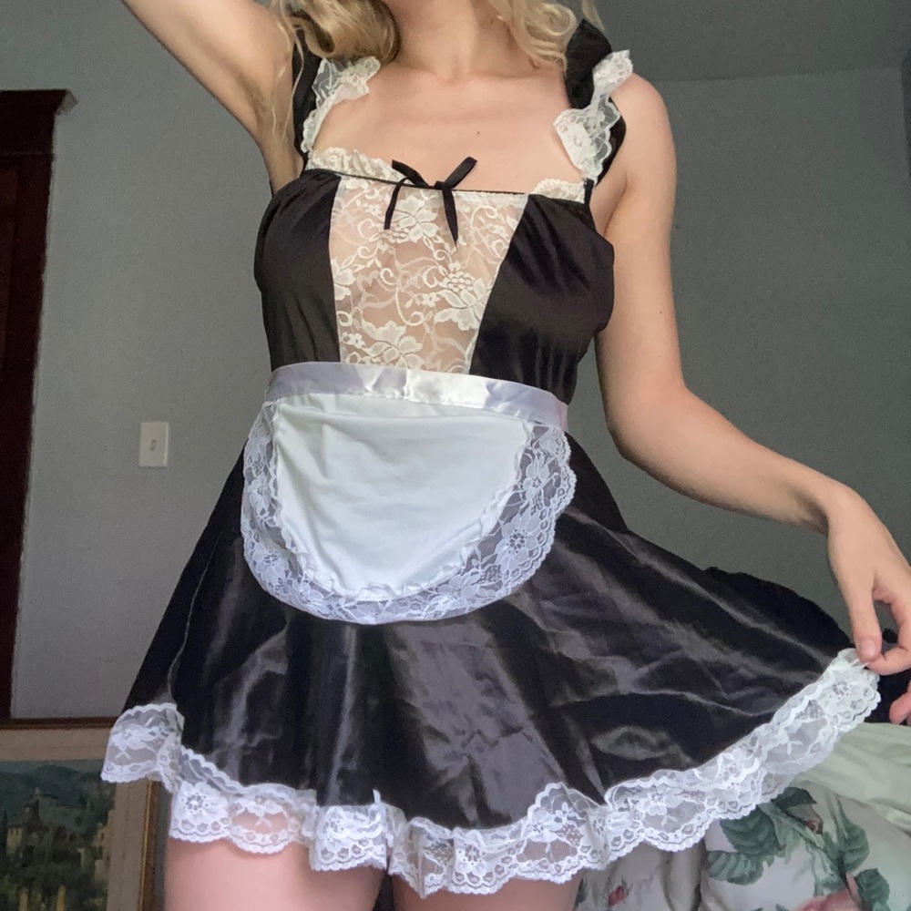 COPY - Sexy maid lingerie costume role play